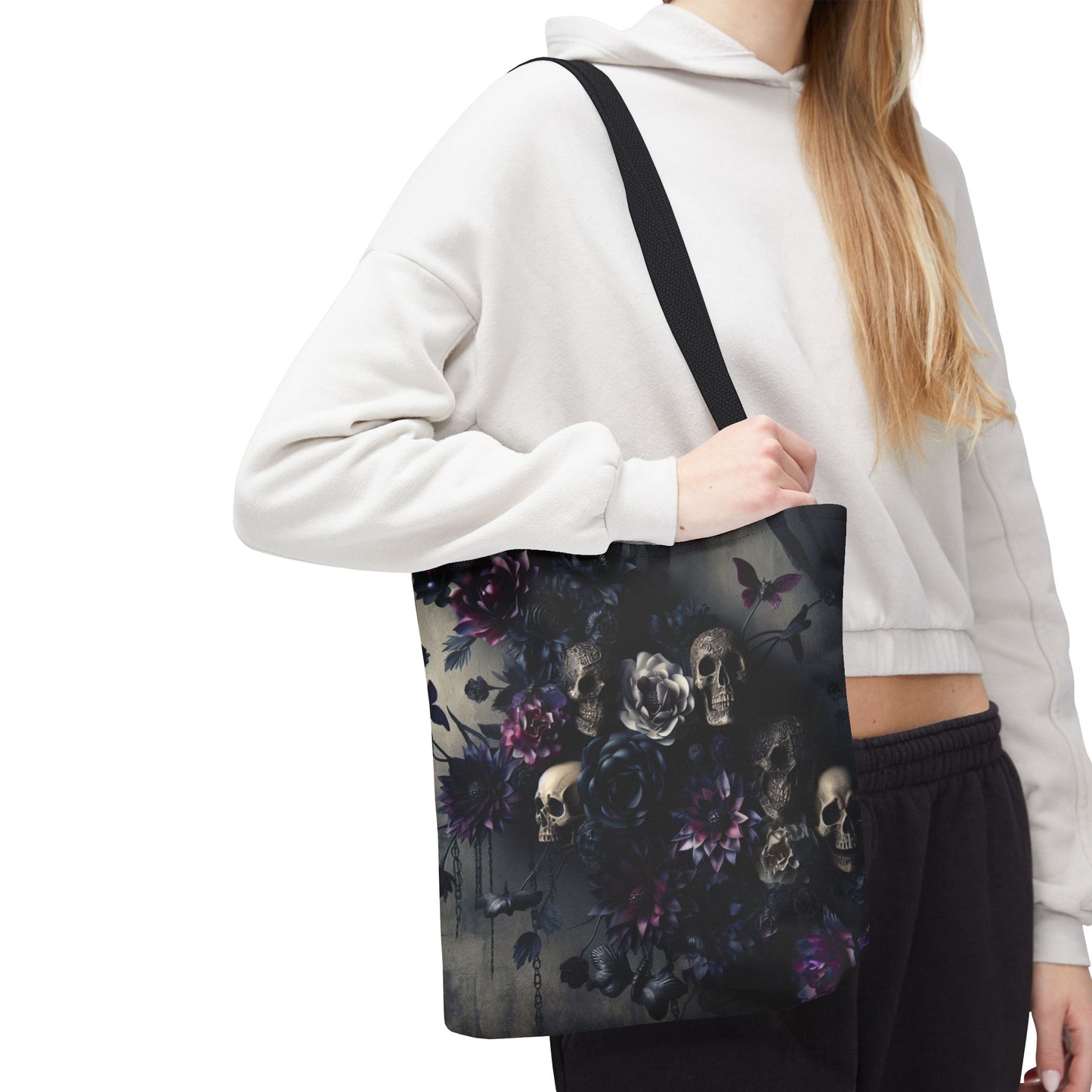 Gothic Skeleton Tote Bag