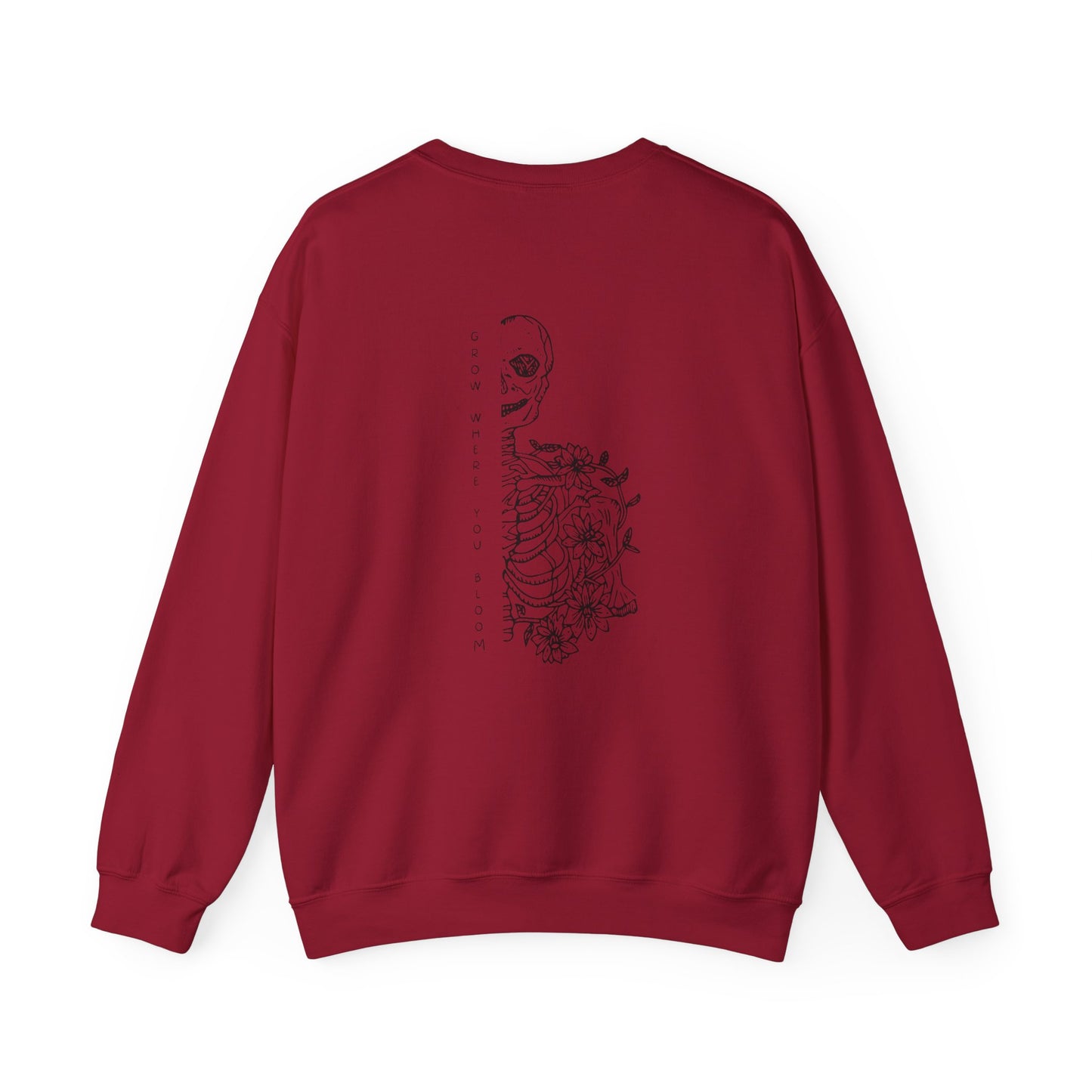 Skeleton Grow Where You Bloom Sweatshirt