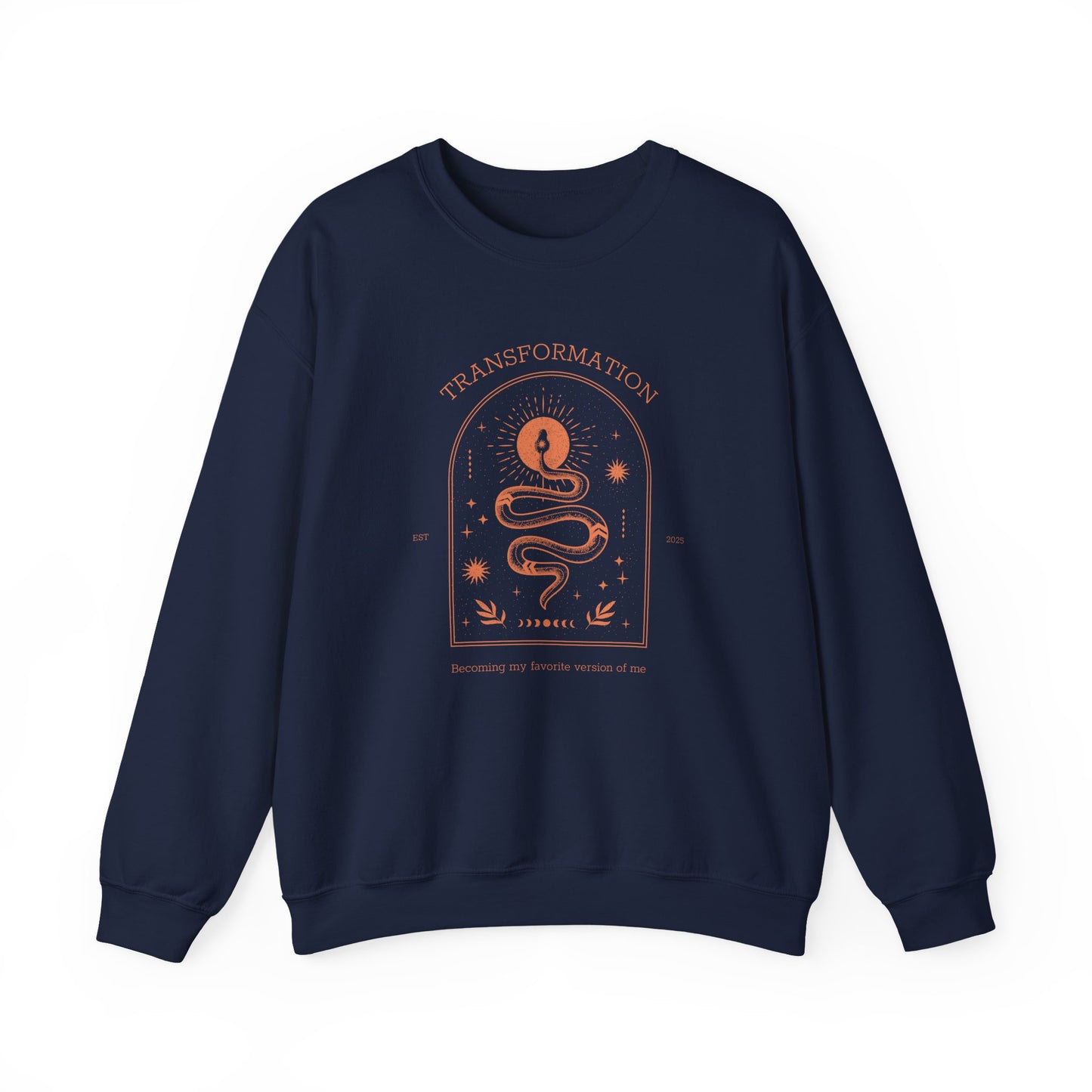 "Becoming my Favorite version of me" Cute Transformation Self Growth Sweatshirt