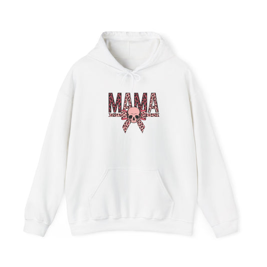 Leopard Print Skull Head - Mama Hoodie Cozy Wear
