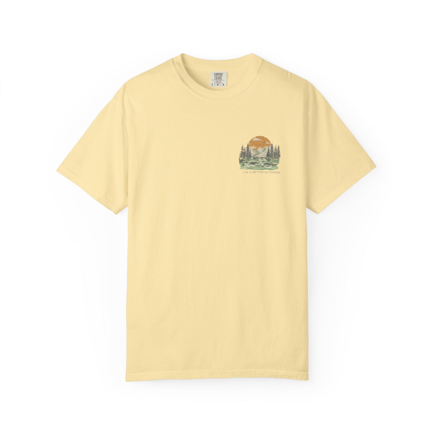 Life Is Better Outdoors T-Shirt — Hiking, Camping & Vanlife Adventure Tee