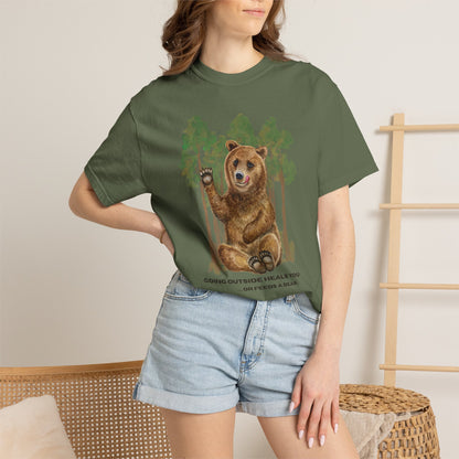 Going Outside Heals You T-Shirt — Funny Nature & Hiking Graphic Tee