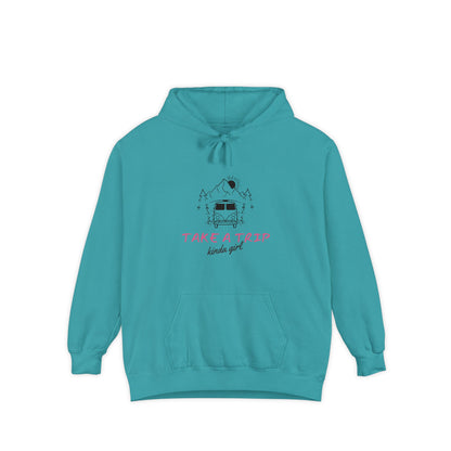 Take a Trip Hoodie — Vintage Road Trip Van Graphic Hoodie