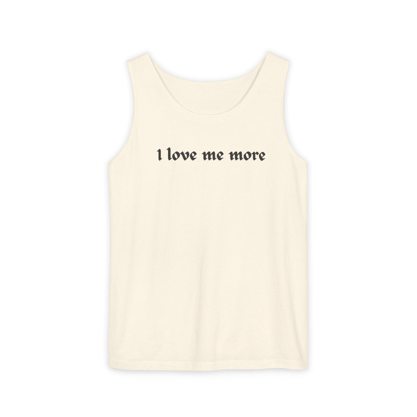 Gothic Tank Top - I Love Me More Print