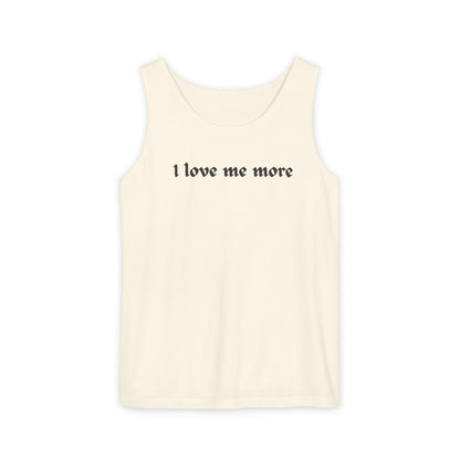 Gothic Tank Top - I Love Me More Print