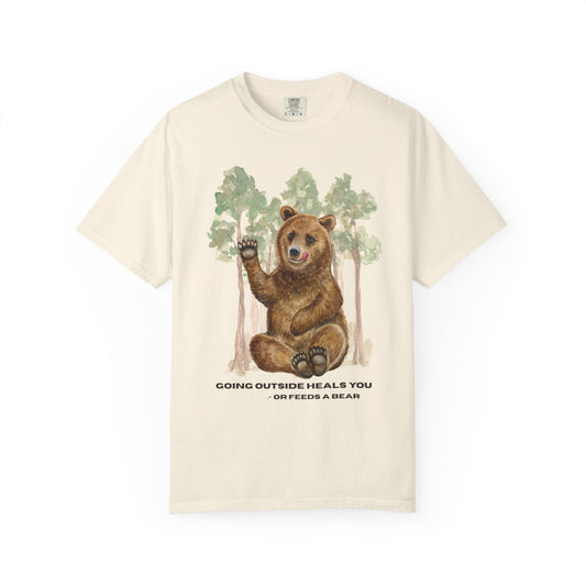 Going Outside Heals You T-Shirt — Funny Nature & Hiking Graphic Tee