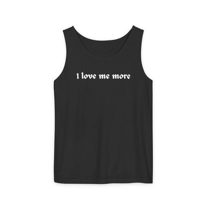 Gothic Tank Top - I Love Me More Print