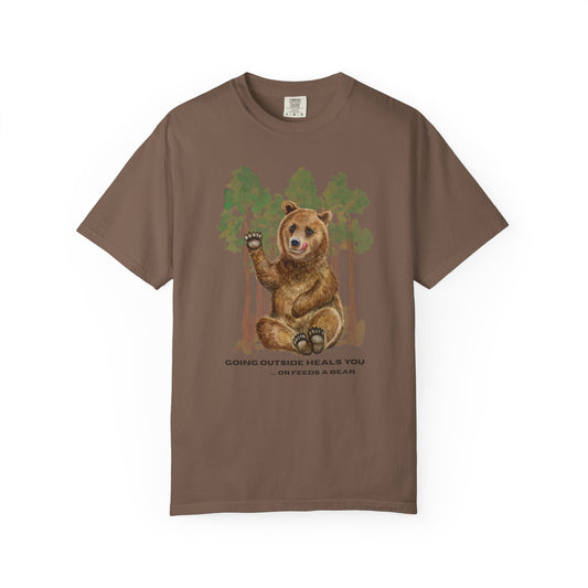 Going Outside Heals You T-Shirt — Funny Nature & Hiking Graphic Tee