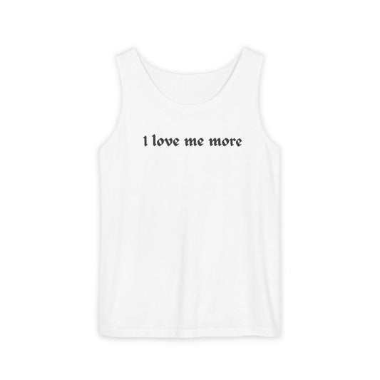 Gothic Tank Top - I Love Me More Print