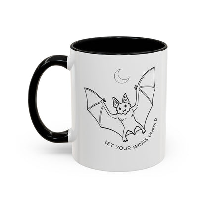 Mug Let Your Wings Unfold Bat