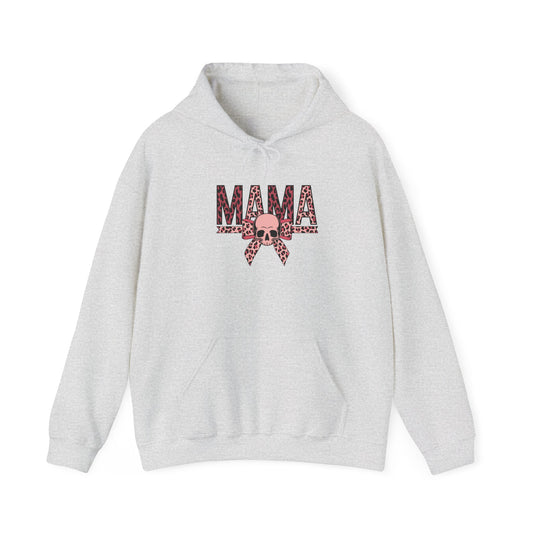 Leopard Print Skull Head - Mama Hoodie Cozy Wear