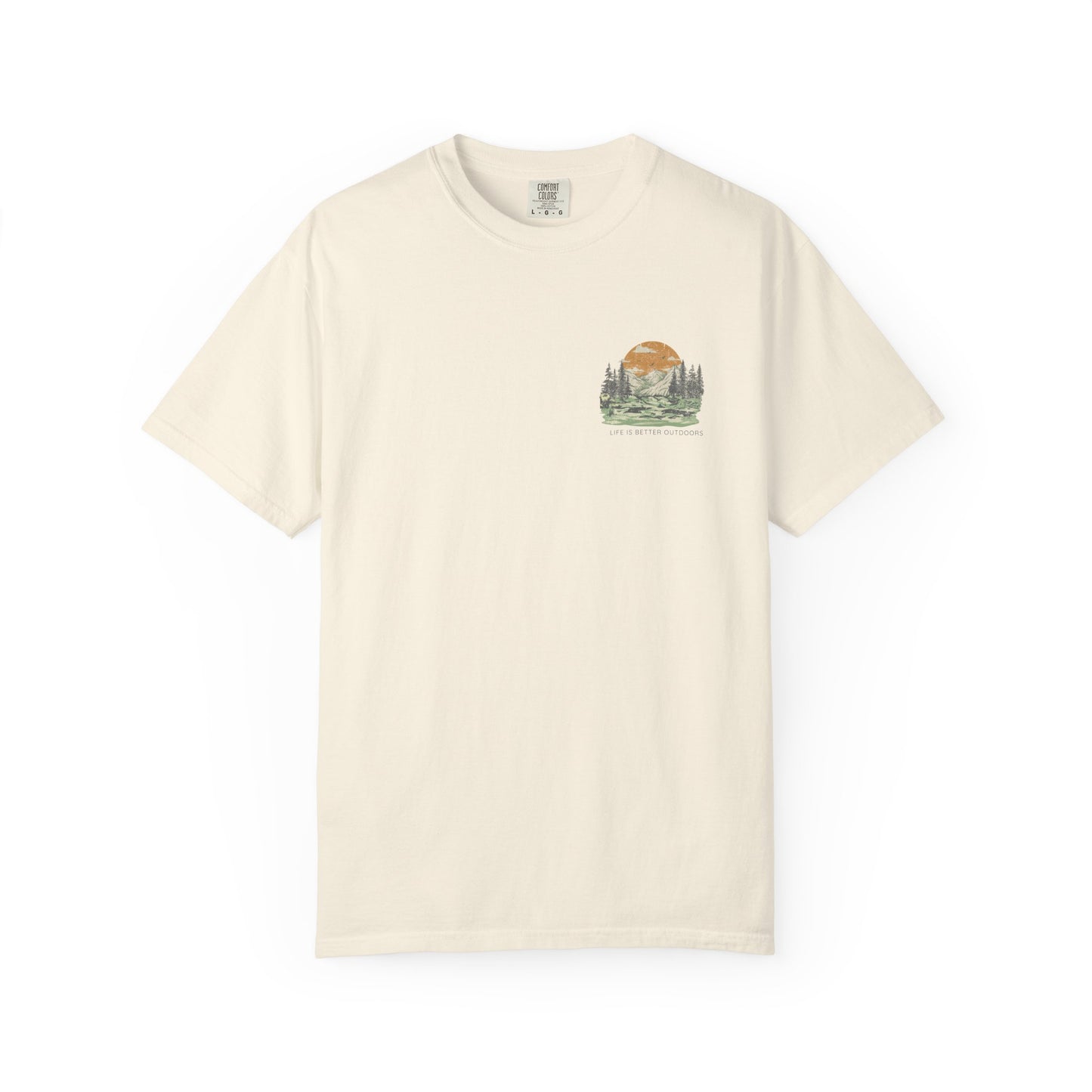 Life Is Better Outdoors T-Shirt — Hiking, Camping & Vanlife Adventure Tee