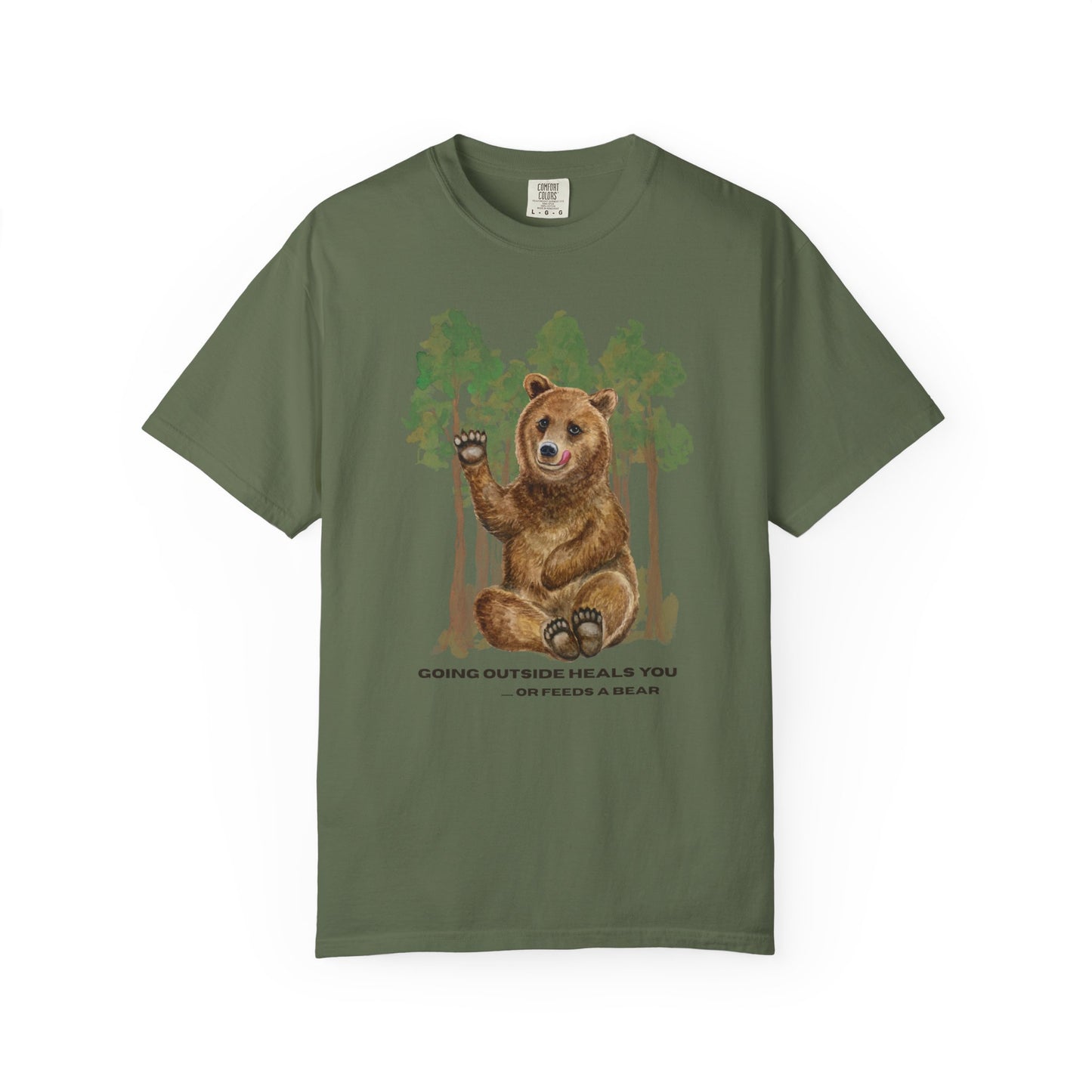 Going Outside Heals You T-Shirt — Funny Nature & Hiking Graphic Tee