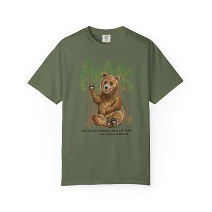 Going Outside Heals You T-Shirt — Funny Nature & Hiking Graphic Tee