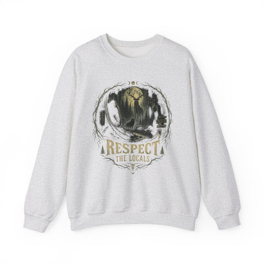 Respect the Locals Wildlife Crewneck Sweatshirt