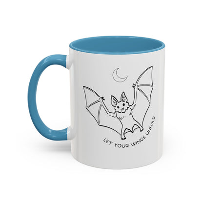Mug Let Your Wings Unfold Bat