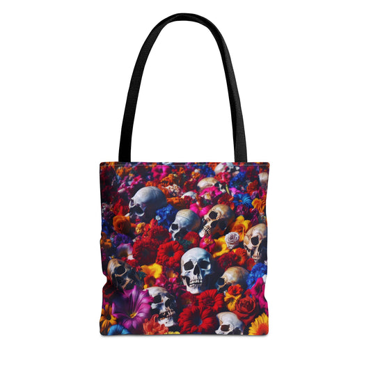 Skull and Flowers