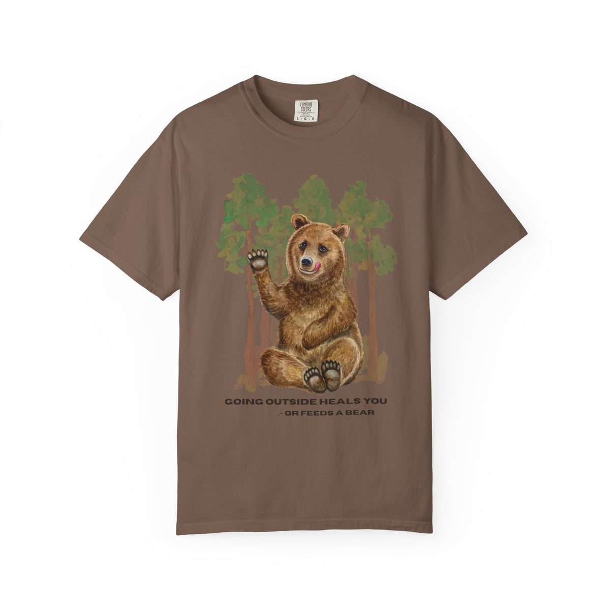 Going Outside Heals You T-Shirt — Funny Nature & Hiking Graphic Tee