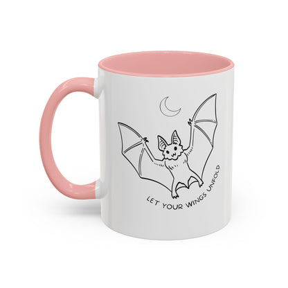 Mug Let Your Wings Unfold Bat