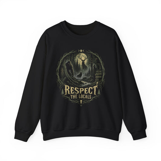 Respect the Locals Wildlife Crewneck Sweatshirt