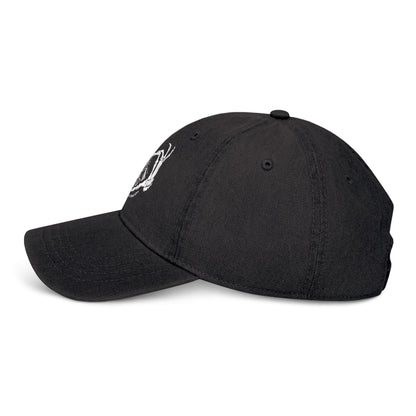 Denim Hat - Nature Skeleton Design