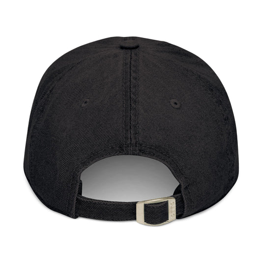 Denim Hat - Nature Skeleton Design