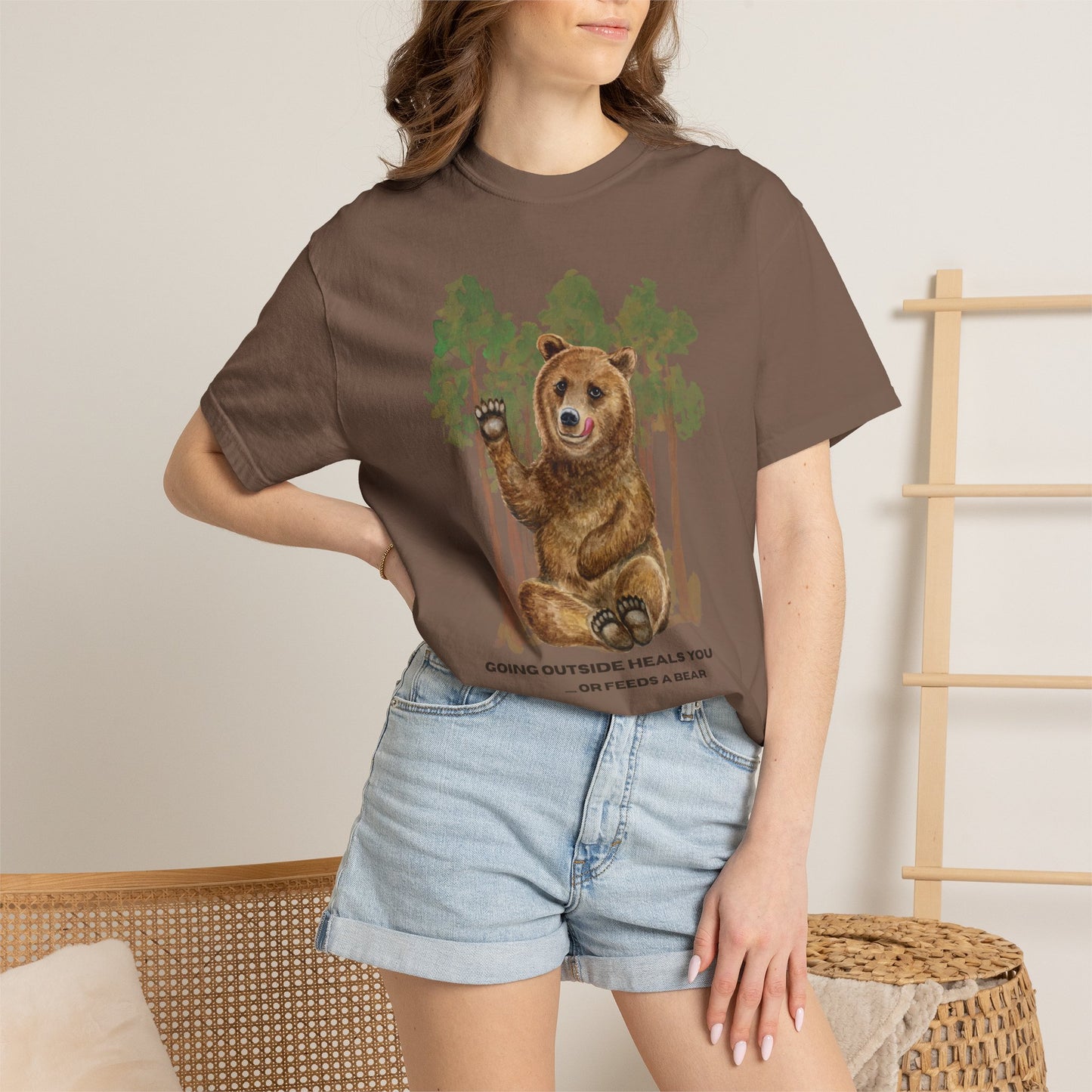 Going Outside Heals You T-Shirt — Funny Nature & Hiking Graphic Tee