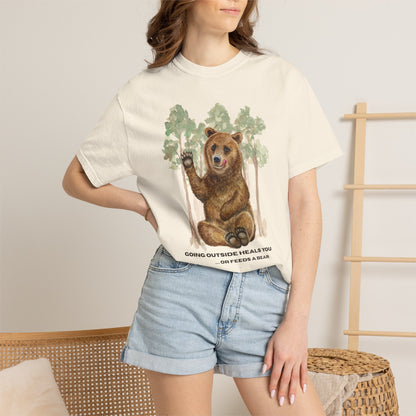 Going Outside Heals You T-Shirt — Funny Nature & Hiking Graphic Tee