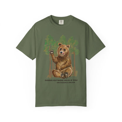 Going Outside Heals You T-Shirt — Funny Nature & Hiking Graphic Tee