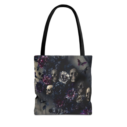 Gothic Skeleton Tote Bag