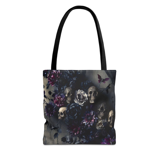Gothic Skeleton Tote Bag