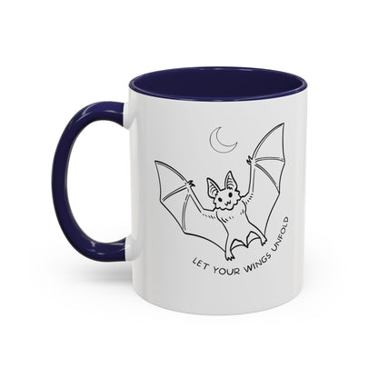 Mug Let Your Wings Unfold Bat