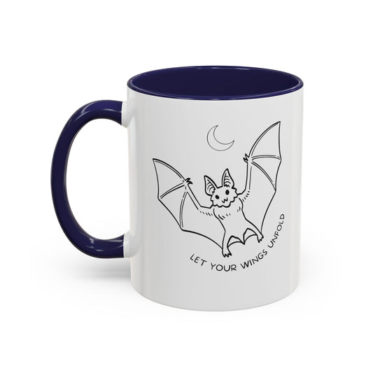 Mug Let Your Wings Unfold Bat